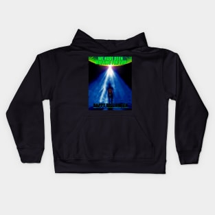 Custom Halloween card Alien obduction Kids Hoodie